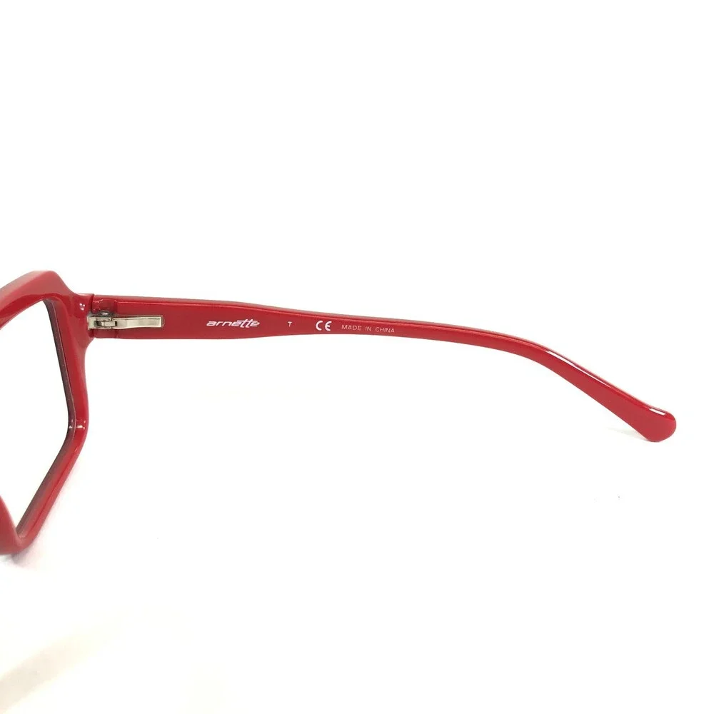 Arnette Eyeglasses Frames BITRATE 7084 1162 Black Red Square Mike Relm 53-15-140